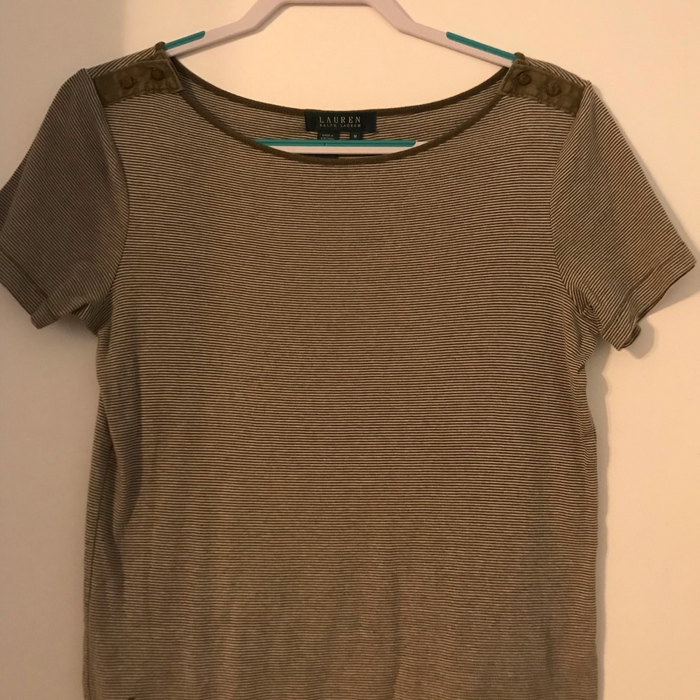 Ralph Lauren medium pin stripe top
